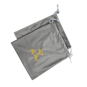 【中古】OSOLADY 2個 収納袋 dry bag 旅行用 バッグ 巾着ポーチ 用の収納袋 巾着 バッグ 巾着袋 ファブリック Grey