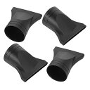 【中古】【未使用】FRCOLOR 4個 の付属品 ナローコンセントレーターアタッチメント ノズル の交換部品 ドライヤーのノズル ドライヤー部品 プラスチック Black