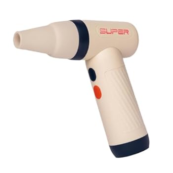 【中古】【未使用】koolsoo ポータブル速乾ヘアドライヤー、3段階風速調整(冷風モードのみ)ホテル旅行絵画用, 青
