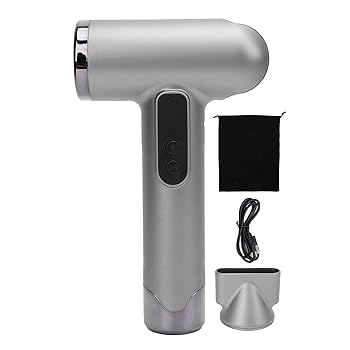 【中古】ヘアドライヤー、100000rpm 200W ブロードライヤープロフェッショナルヘアブロードライヤー高速トラベルヘアドライヤーノズル付き、USB 充電式低 【中古】ヘアドライヤー、100000rpm 200W ブロードライヤープロフェッショナルヘアブロードライヤー高速トラベルヘアドライヤーノズル付き、USB 充電式低