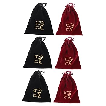 【中古】【未使用】MUSISALY 6個 収納袋 収納オーガナイザー 旅行用ドライヤーバッグ 化粧道具 トラベルケース 旅行用トイレタリー容器 オーガナイザー ファブリッ