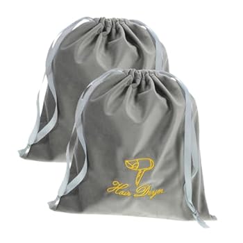 【中古】【未使用】2個 収納袋 dry bag 巾着袋 ヘアブロードライヤーバッグ 用の収納袋 ヘアブロワーバッグ 巾着収納袋 巾着ポーチ ファブリック Grey Beaupretty 【中古】【未使用】2個 収納袋 dry bag 巾着袋 ヘアブロードライヤーバッグ 用の収納袋 ヘアブロワーバッグ 巾着収納袋 巾着ポーチ ファブリック Grey Beaupretty