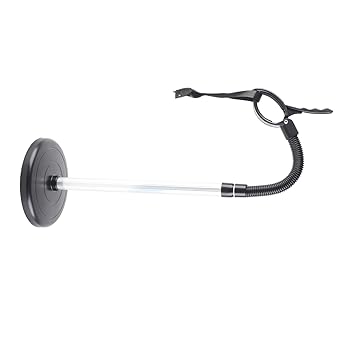 【中古】フレキシブルネック付きヘアドライヤースタンド、安定したベース、ヘアドライヤーホルダー、ブ..