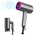 【中古】【未使用】ドライヤー 大風量 速乾 折り畳み式【60秒速乾】 1400W ヘアドライヤー マイナスイオン ヘアサロン 3段階調整可能 温冷風切替 軽量 静音 57℃恒