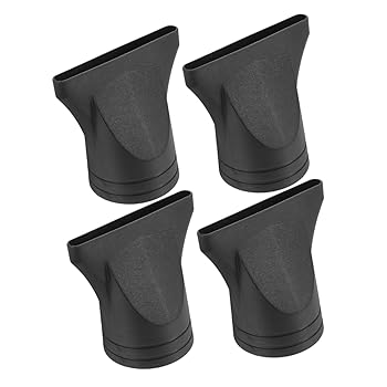 【中古】【未使用】Beaupretty 4個 の付属品 の細いノズル の交換部品 ノズル ドライヤーのノズル 細いノズルの プラスチック Black