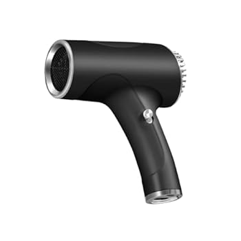 【中古】amleso 旅行用ヘアドライヤー ブロードライヤー 速乾 実用的 シンプル ヘアドライヤー ヘアケア ドライヤー サロン アパート 寮 ホテル用, 黒