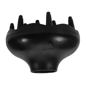 【中古】【未使用】WOONEKY のフード 自然なカールとウェーブを実現するヘアディフューザー 髪用ディフューザー 万能ブロワーツール 付属ケース プラスチック Black