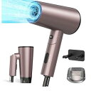 【中古】【未使用】ドライヤー、折りたたみ式、コンパクト、速乾、壁掛けホルダー付き