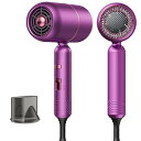 【中古】ドライヤー ヘアドライヤー 大風量 速乾 過熱防止機能【ブラシレスモーター・2億マイナスイオン】11万回転/分 低騒音 軽量 コンパクト 旅行用/家(4)