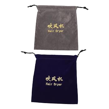 【中古】NOLITOY 2個 収納袋 dry bag バッグ封筒 くしドライヤー 引き手 女性用ヘアクリップ シャンプーポンプディスペンサー 巾着袋 巾着ポーチ ヘアブ