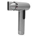 【中古】コードレス ヘアドライヤー トラベル ヘアドライヤー 100000RPM 15000MAH USB充電式 200W 高速乾燥 ブロードライヤー ホーム旅行用 ノズル (銀)(4)