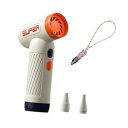 【中古】【未使用】Perfk ポータブルヘアドライヤー(コールドウィンドモードのみ)軽量コンパクトUSB充電式3ギアの設定家具クリーニングホテル, オレンジ