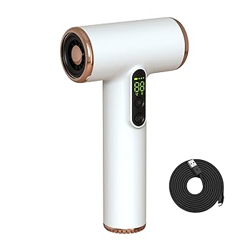 【中古】プロのヘアドライヤー強力な高速乾燥ヘアドライヤー3速度暖房充電充電充電式