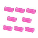 【中古】Healvian 8個セット 女性用ヘアローラー hair roller hairdryer 二層ヘアローラー 女性のヘアローラー Rosy