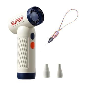 【中古】ChuYiElegance 旅行用ミニヘアドライヤーと多機能掃除機3段階風力調整付き, 青