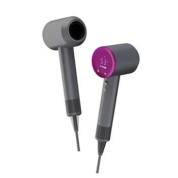 【中古】【未使用】ヘアドライヤー 温度表示パネル 風量設定 静電気改善 温度調整 大風量 速乾 持ち運び便利 マイナスイオン 髪に優しい 温度過昇防止 家庭用 祝日