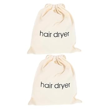 【中古】【未使用】WOFASHPURET 2個 ヘアドライヤーバッグ ポータブルドライヤーバッグ ヘアツールトラベルバッグ バスルームヘアドライヤーオーガナイザー 髪の収