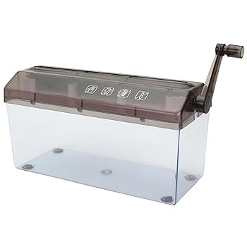 【中古】【未使用】ミニ A4 ペーパー シュレッダー家庭用ドキュメント切削工具スト カッター