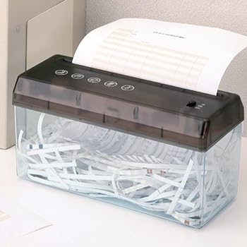 【中古】アウトレットファニチャー A4電動シュレッダー USBケーブル付き