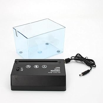 【中古】ホームオフィスUSB電源/単三電池式ストリップカットペーパーシュレッダーミニペーパースマッシングツール15x14.5x10.5cmペーパースマッシュスマ
