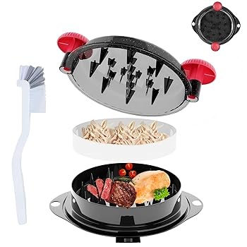 【中古】【未使用】チキンシュレッダーレッド、ホワイトブラシ1本付き。