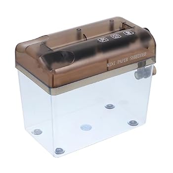 【中古】TOGEVAL シュレッダー 書類カッター a4用紙文書裁断機 紙を切る道具 paper shredder paper cutter a4断裁機 ハンドペーパークラッシャー Abs Bla