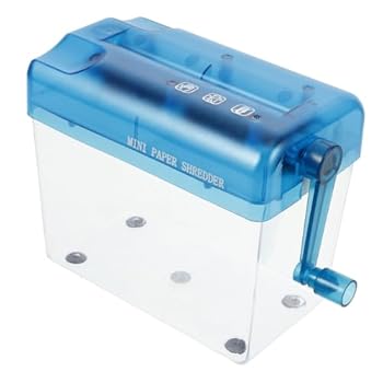 【中古】【未使用】ROMISBABA 1個 シュレッダー ハンドツール 紙 ハンドパワー ハンドルペーパー the office ofc ?? scrap シュレッダー 断裁機 書類カッター プラスチ