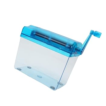 【中古】Lurrose 1個 ミニハンドシュレッダー ボード 断裁機 学用品 ステープル ホームオフィス 紙 ストリ ステッカーカッター ポータブル 書類 マニュ