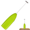 【中古】【未使用】ミルク泡立て器ハンドヘルド,電池式ドリンクミキサー - カプチーノ、フラッペ、抹茶、ミルク、卵用のコーヒーブレンダー泡立て器、混合およびブ