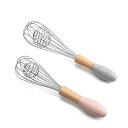 【中古】SHOWERORO 2個 ハンドブレンダー キッチンハンドミキサー ゴールドウィスク スプリングツール pancake mix キッチンツール 鋼線 道...