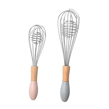 【中古】【未使用】Mikinona 2個 ハンドブレンダー ゴールドウィスク pancake mix キッチンハンドミキサー キッチンツール マニュアル 道具 ステンレス鋼線 泡だて