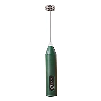 【中古】ミルク泡立て器 - 多用途電動泡立て器|ポータブルミルク泡立て器ハンドヘルド|耐久性のある泡立て器|軽量泡立て器|コーヒー泡立て器|ドリンク用