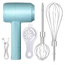 【中古】【未使用】Paodduk 電動卵泡立て器、電動ハンドミキサー卵泡立て器 | 電動卵泡立て器軽量&パーソナル電動ミキサー,軽量&パーソナル電動ミキサー、強...