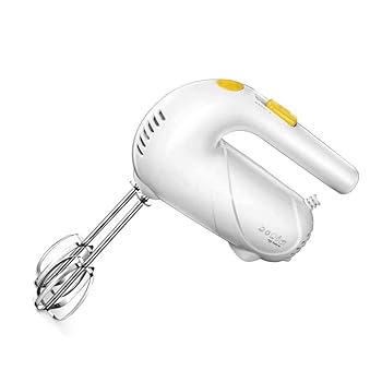 【中古】【未使用】ホワイトミニマリストデザイン5速調節可能エッグビーター、簡単なベーキングディッ..
