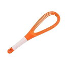 【中古】泡立て器 折りたたみ式 2-in-1 バルーン/フラット 手動卵ビーター 折りたたみ式 混ぜたり混ぜたりできるキッチンツール ハンド泡立て器(Orange)
