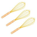 【中古】HOLIDYOYO 3個 泡立て器 ハンドミキサー ハンドブレンダー エアフライヤーロティサリーロッド キッチンハンドミキサー 泡立て器の卵のミキサー