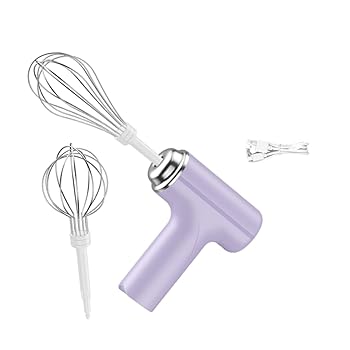 【中古】Jiswhisker コードレスハンドミキサー、電動卵泡立て器、ハンドヘルドエッグビーター、ベーキング用調理器具, バイオレットダブルヘッド 【中古】Jiswhisker コードレスハンドミキサー、電動卵泡立て器、ハンドヘルドエッグビーター、ベーキング用調理器具, バイオレットダブルヘッド