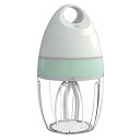 【中古】Kwueiitハンドミキサー 泡立て器 ワンタッチ 操作簡単 USB充電式 泡立て 電動ホイッパー 電動ミキサー 4枚ブレード 大容量900ML 軽量 飛び散り防