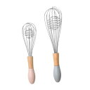 【中古】PHENOFICE 2個 泡立て器 ハンドミキサー アクセサリー ガジェット ハンドミキサー用ビーター 手動泡立て器 ハンドブレンダー ミニ泡立て器 ステ