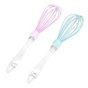 【中古】【未使用】CONGARTENO 2個 キッチン ハンド ミキサー キッチン ガジェット 泡立て器 ベーキング ツール 泡立て器 ハンド ミキサー ブレンダー 再利用可能
