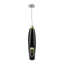 【中古】ミルク泡立て器ワンド、ハンドヘルドドリンクミキサー | 充電式コーヒー泡立て器,抹茶ミキサー泡立て器ワンド、ラテ、抹茶、卵用の3つのスピード