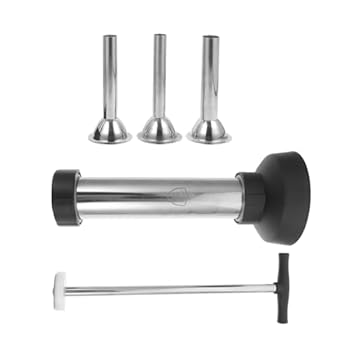 【中古】Garneck 1 セット ソーセージ詰め機 ぎくしゃくした 肉挽き器 スタッファー 電動泡立て器 ソーセージ詰め物 グラインダー スタンドミキサー 研ぐ