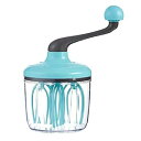 【中古】【未使用】Aoccqkfクリーム ミキサー プラスチック手クランク クリーム ホイッパー ベーキング ツール (ミントグリーン)