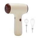 【中古】Handheld Electric Egg Beater Strong Power Rechargeable Cordless Cream Baking Mixer for Kitchen