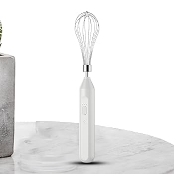 【中古】Electric Egg Beater, Usb Rechargeable Coffee Frother, 3-Speed Handheld Mixer, Powerful Motor, Large Battery 800mah, ...