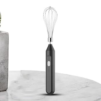 【中古】電気エッグビーター、コードレスハンドミキサー、強力な電動ハンドヘルド泡立ち、USB充電、800..