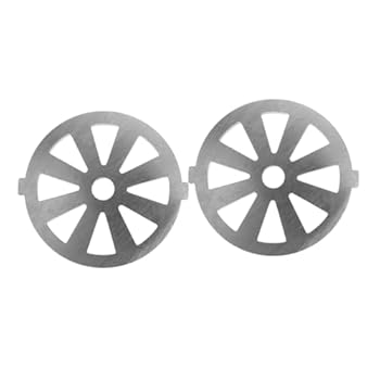 【中古】HOLIDYOYO 2個 肉挽き器の付属品 肉挽き用品 肉挽き器 肉挽き器のギア ミンサーカッティングプレート メタルフードグラインダーアタッチメント