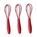 【中古】【未使用】Ciieeo 3個 シリコーン泡立て器 ブレンダー キッチンガジェット 卵 泡立て器 ハンドミキサー キッチンハンドミキサー