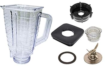 【中古】Blendin 5カップ、スクエアトッププラスチックBlender Jar、完了。Fits Osterミキサー
