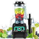【中古】【未使用】Huanyu 2800W ブレンダー 3.9L 業務用ミキサー 大容量 高速回転 一台多役 氷も砕ける 果物/野菜ジュース/離乳食/豆乳/スム...